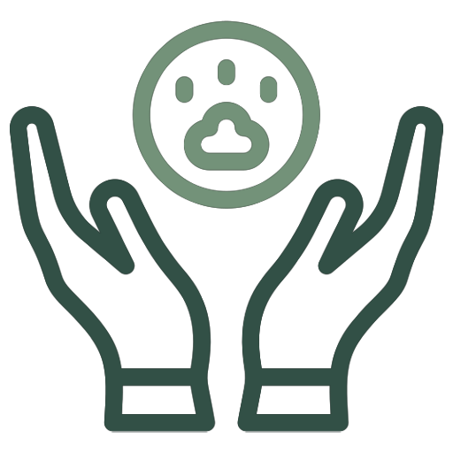 Pet Health hands Icon
